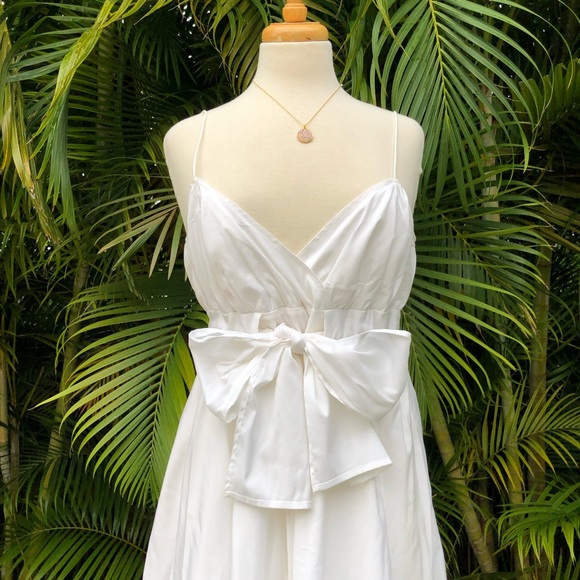 DVF iconic white cotton summer dress - Picture 2 of 8
